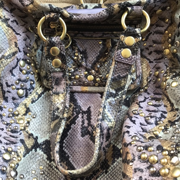 Very Rare Python Embossed leather coach bag!!! - Picture 3 of 6